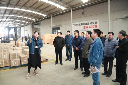 富怡快讯--热烈欢迎天津市政府质量工作考核组莅临天津宝盈考察指导 ！